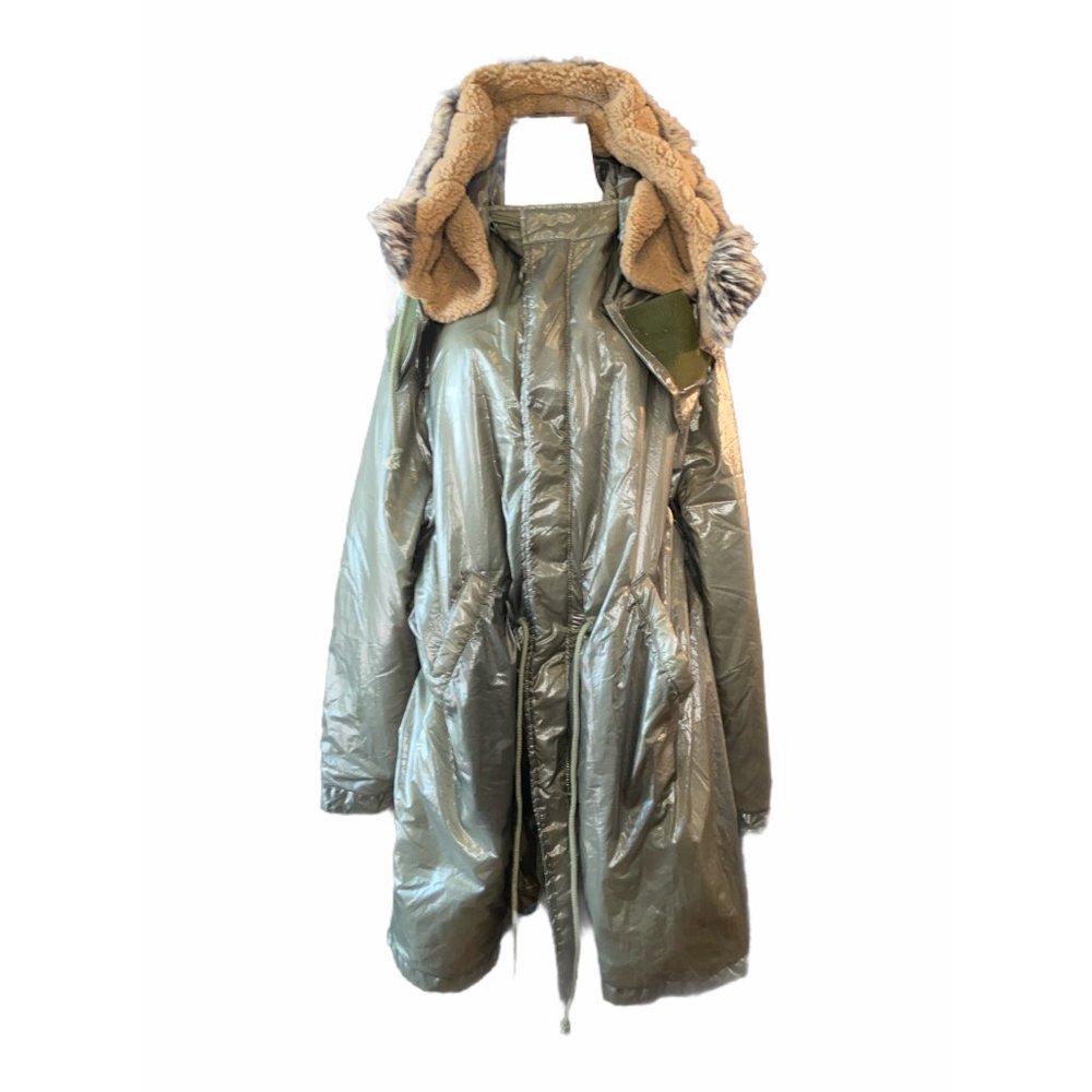 Yeezy Season 5 Long Sleeve Green Hooded Parka L - Picture 6 of 15